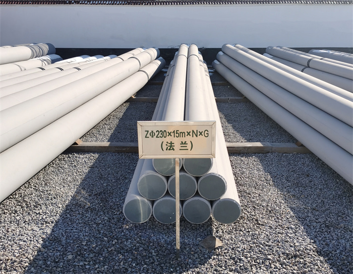 广州230×15米×N×G钢筋混凝土电线杆